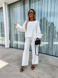 Edith | Women's Elegant Blouse in White