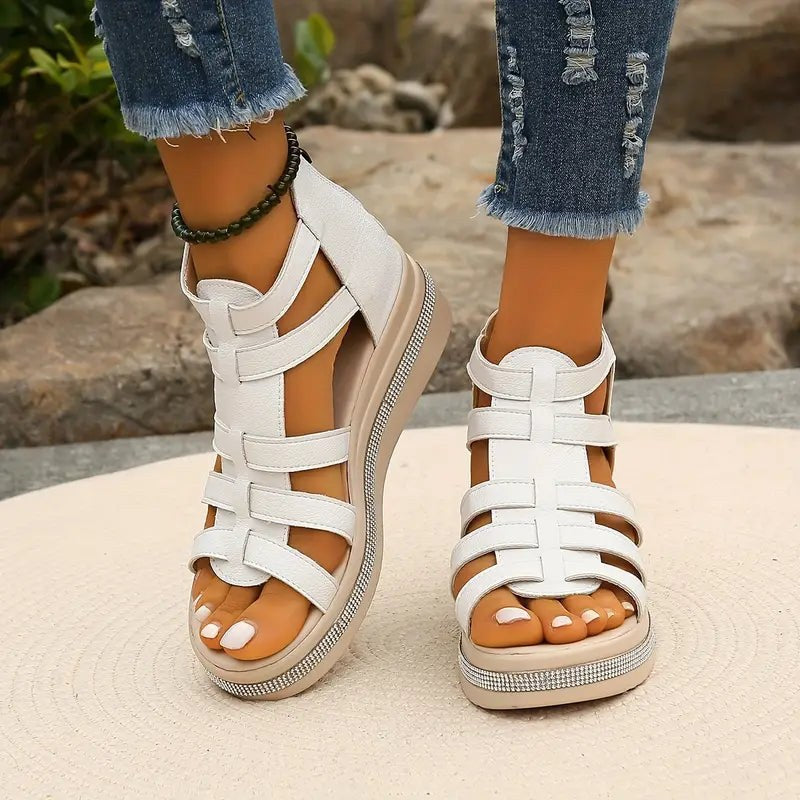 Edwina | Women's Multi-Strap Platform Design Sandals