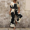 Edwina | Women's Wide Leg Floral Elegant Jumpsuit