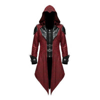 Eglantina | Women's Hooded Coat in Wine Red