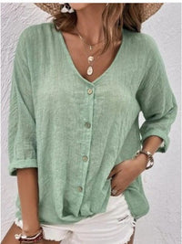 Eglantine | Women's Button-Front Lightweight Blouse