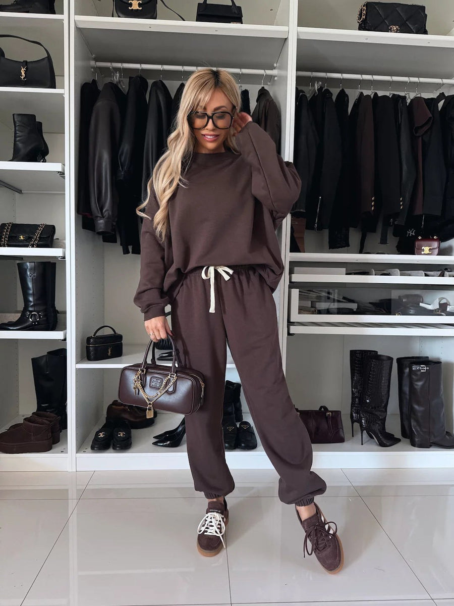 Eileen | Women's Sweatshirt in Brown