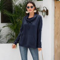 Eirene | Women's Asymmetric Pockets Hooded Hoodie