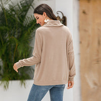 Eirene | Women's Asymmetric Pockets Hooded Hoodie