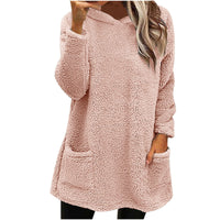 Elaine | Women's Cozy Fleece Sweater in Pink