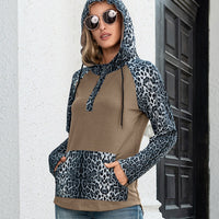 Elanora | Women's Leopard Print Hooded Hoodie