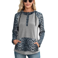 Elanora | Women's Leopard Print Hooded Hoodie