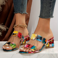 Elberta | Women's Open Toe Decorative Block Heel Sandals
