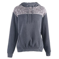 Elberte | Women's Hooded Hoodie in Dark Gray