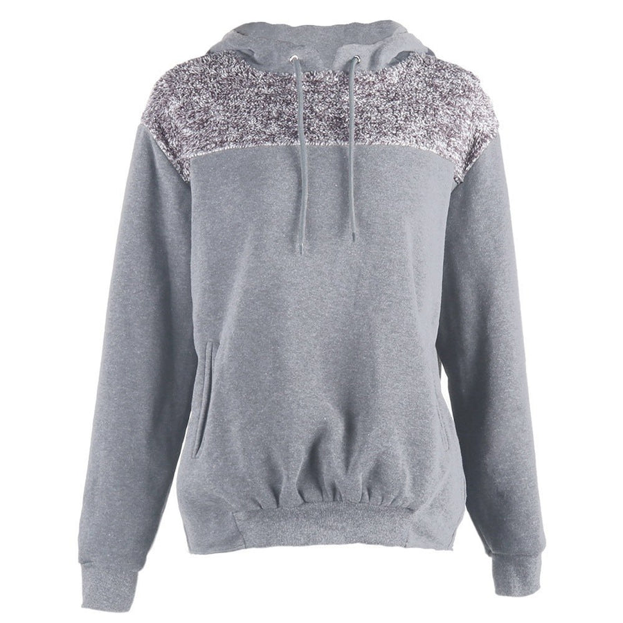 Elberte | Women's Hooded Hoodie in Light Gray