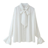 Elena | Women's Elegant Blouse in White