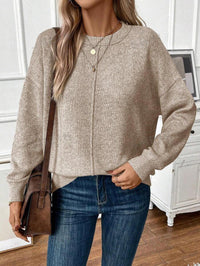 Elfreda | Women's Knit Sweater in Apricot