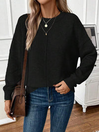 Elfreda | Women's Knit Sweater in Black