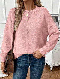 Elfreda | Women's Knit Sweater in Pink