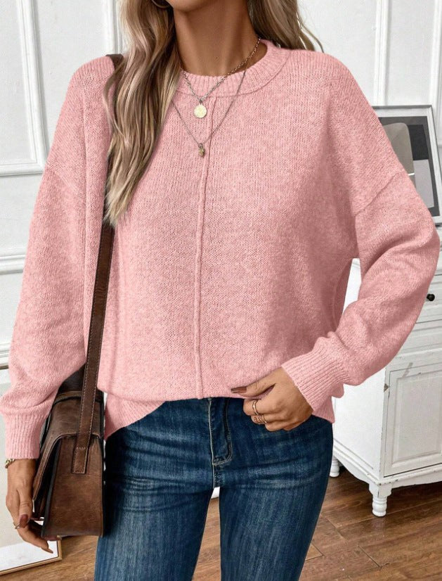 Elfreda | Women's Knit Sweater in Pink