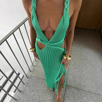 Eliora | Women's Elastic Waist Maxi Dress