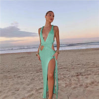 Eliora | Women's Elastic Waist Maxi Dress