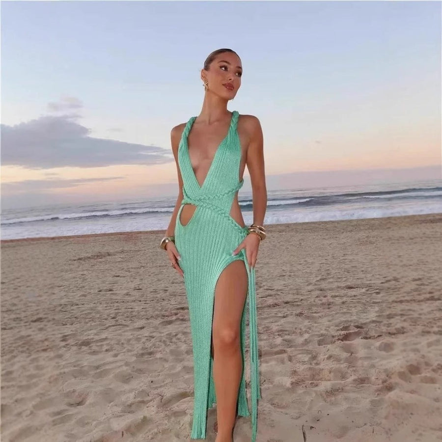 Eliora | Women's Elastic Waist Maxi Dress