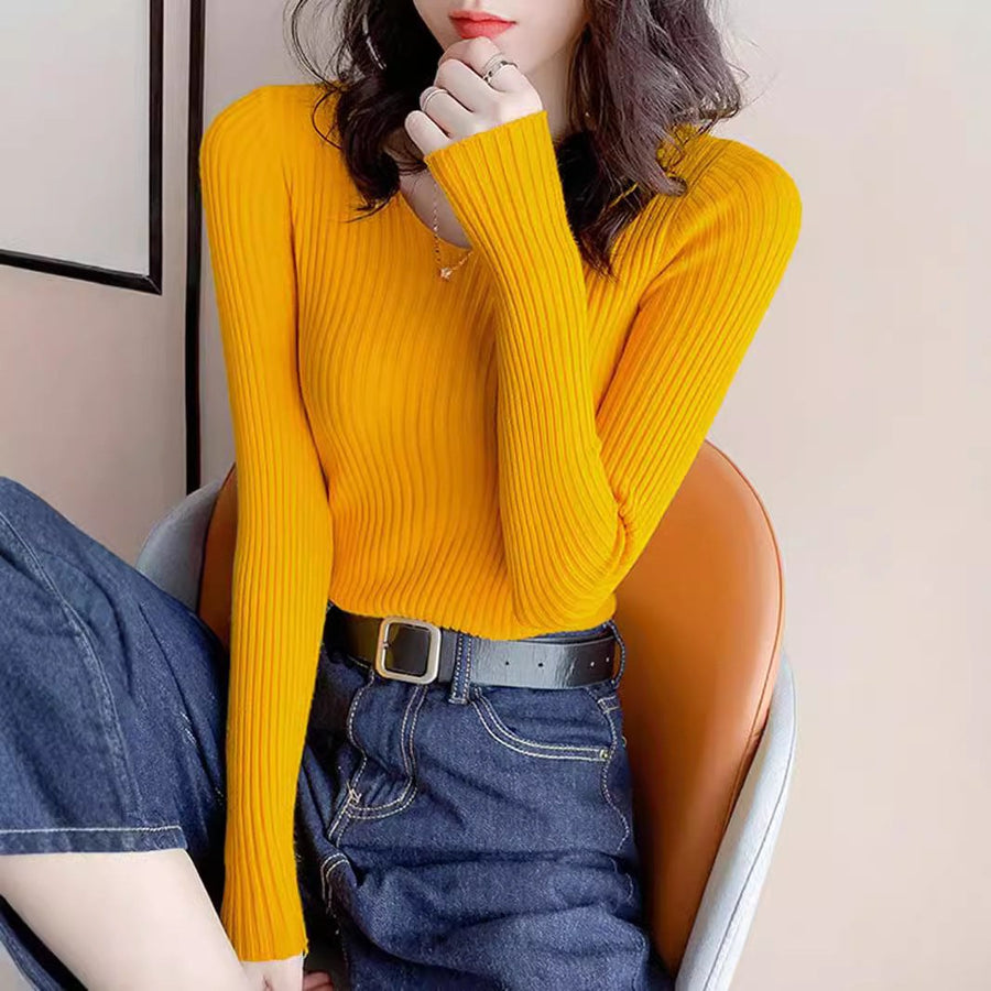 Elisa | Women's V-Neck Knit Sweater