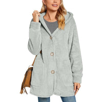 Elisa | Women's Oversized Cozy Pockets Hooded Jacket