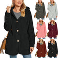 Elisa | Women's Oversized Cozy Pockets Hooded Jacket