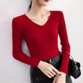 Elisa | Women's V-Neck Knit Sweater
