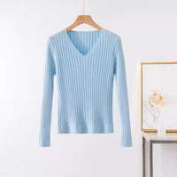 Elise | Women's V-Neck Knit Sweater