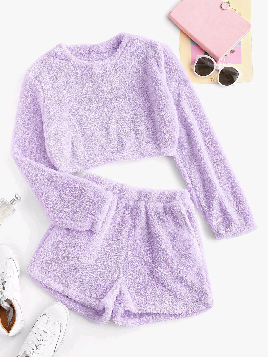 Elise | Women's Cozy Pajama Set in Lavender