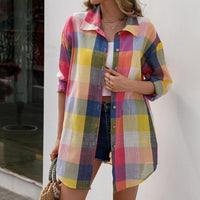 Elisheva | Women's Shirt Dress in Wine Red