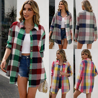 Elisheva | Women's Shirt Dress in Wine Red
