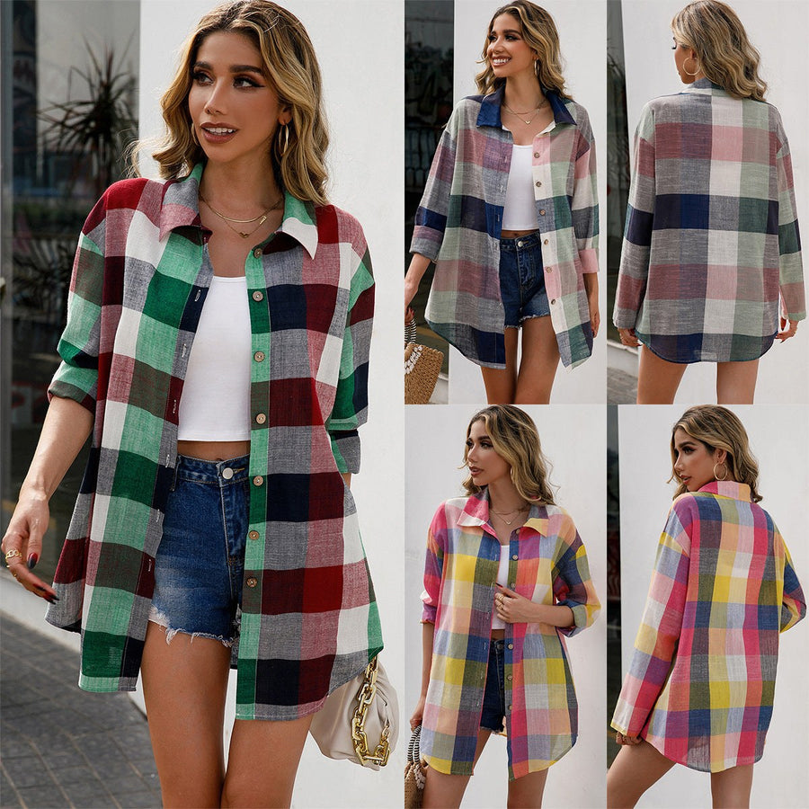 Elisheva | Women's Shirt Dress in Wine Red