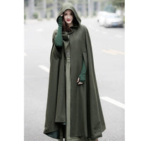 Eliza | Women's Hooded Elegant Jacket in Olive Green