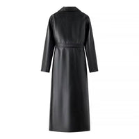 Elke | Women's Belted Elegant Trench Coat in Black