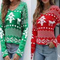 Elke | Women's Sweater in Red