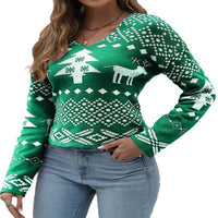 Elke | Women's Sweater in Red