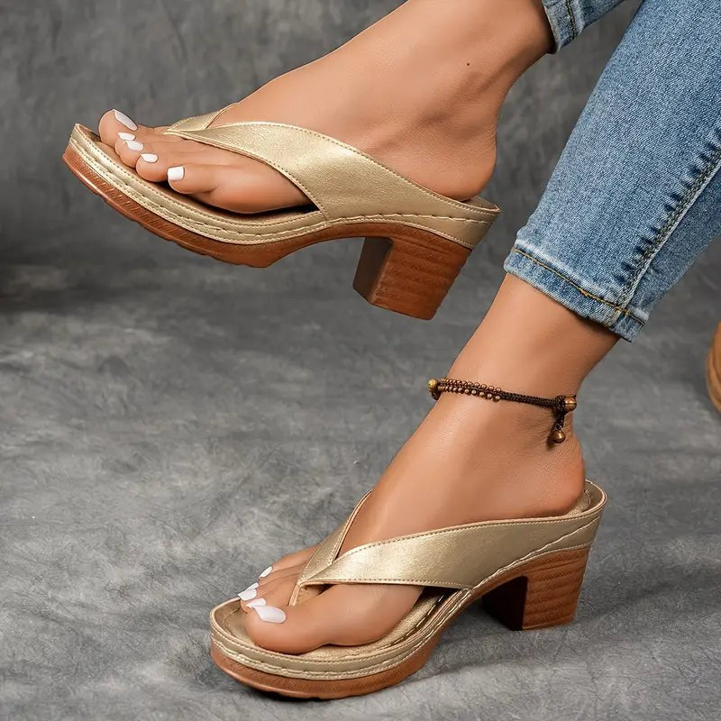 Ella | Women's Open Toe Slip-On Sandals