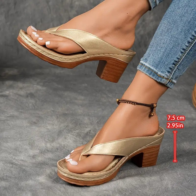 Ella | Women's Open Toe Slip-On Sandals