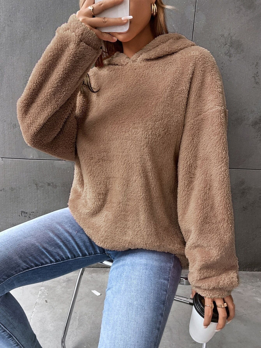 Ellinor | Women's Cozy Hoodie in Camel