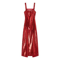 Elloise | Women's Elegant Maxi Dress in Red