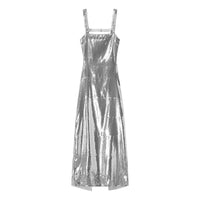 Elloise | Women's Elegant Maxi Dress in Silver