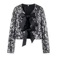 Elodie | Women's Ruffle Elegant Jacket in White