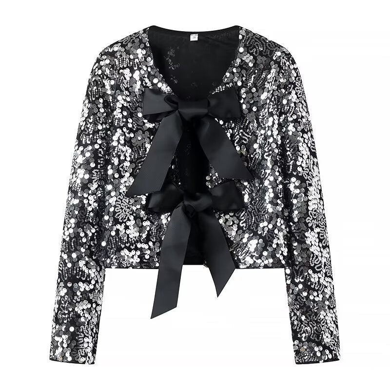 Elodie | Women's Ruffle Elegant Jacket in White