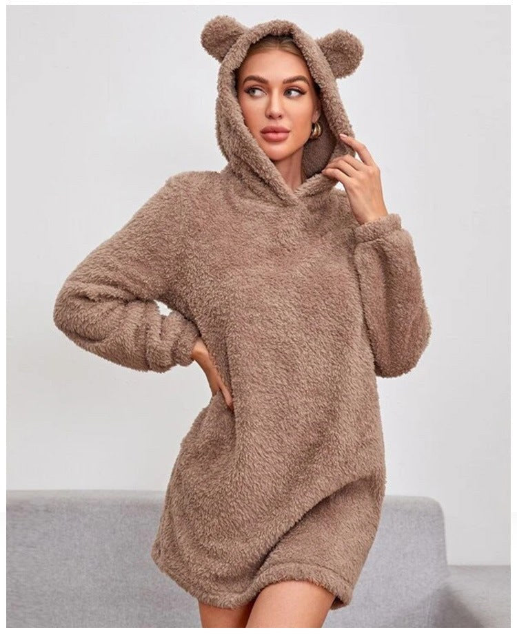 Elodie | Women's Cozy Hoodie in Camel