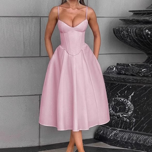 Elodie | Women's Soft Elegant Midi Dress