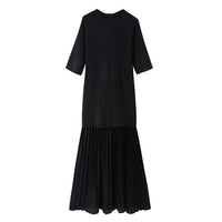 Elowen | Women's Modern Maxi Dress in Black