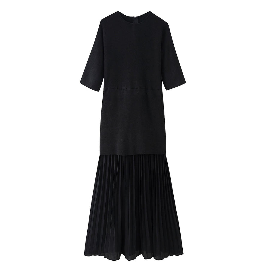Elowen | Women's Modern Maxi Dress in Black