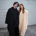 Elsa | Women's Cozy Hooded Fleece Soft Poncho – Fleece Jacket