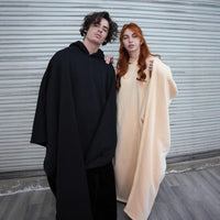 Elsa | Women's Cozy Hooded Fleece Soft Poncho – Fleece Jacket