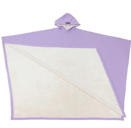 Elsa | Women's Cozy Hooded Fleece Soft Poncho – Fleece Jacket in Light Purple