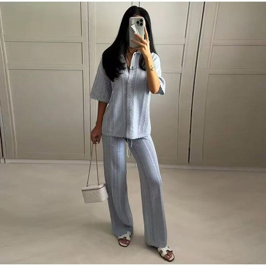 Elspeth | Women's Knit Elegant Pants – Dress Pants